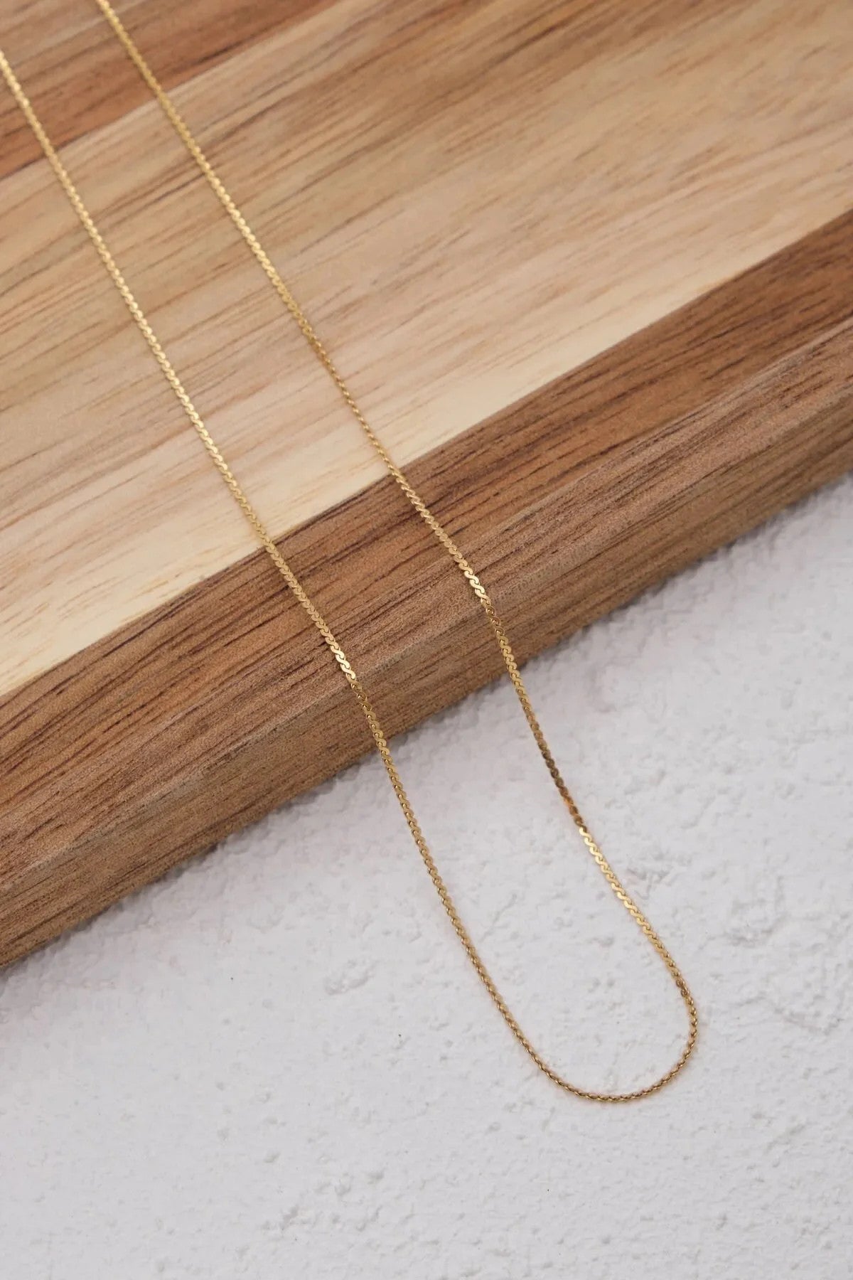 Çelik Ezme Erkek Kolye 1mm Dolama Kararmaz Zincir 60cm