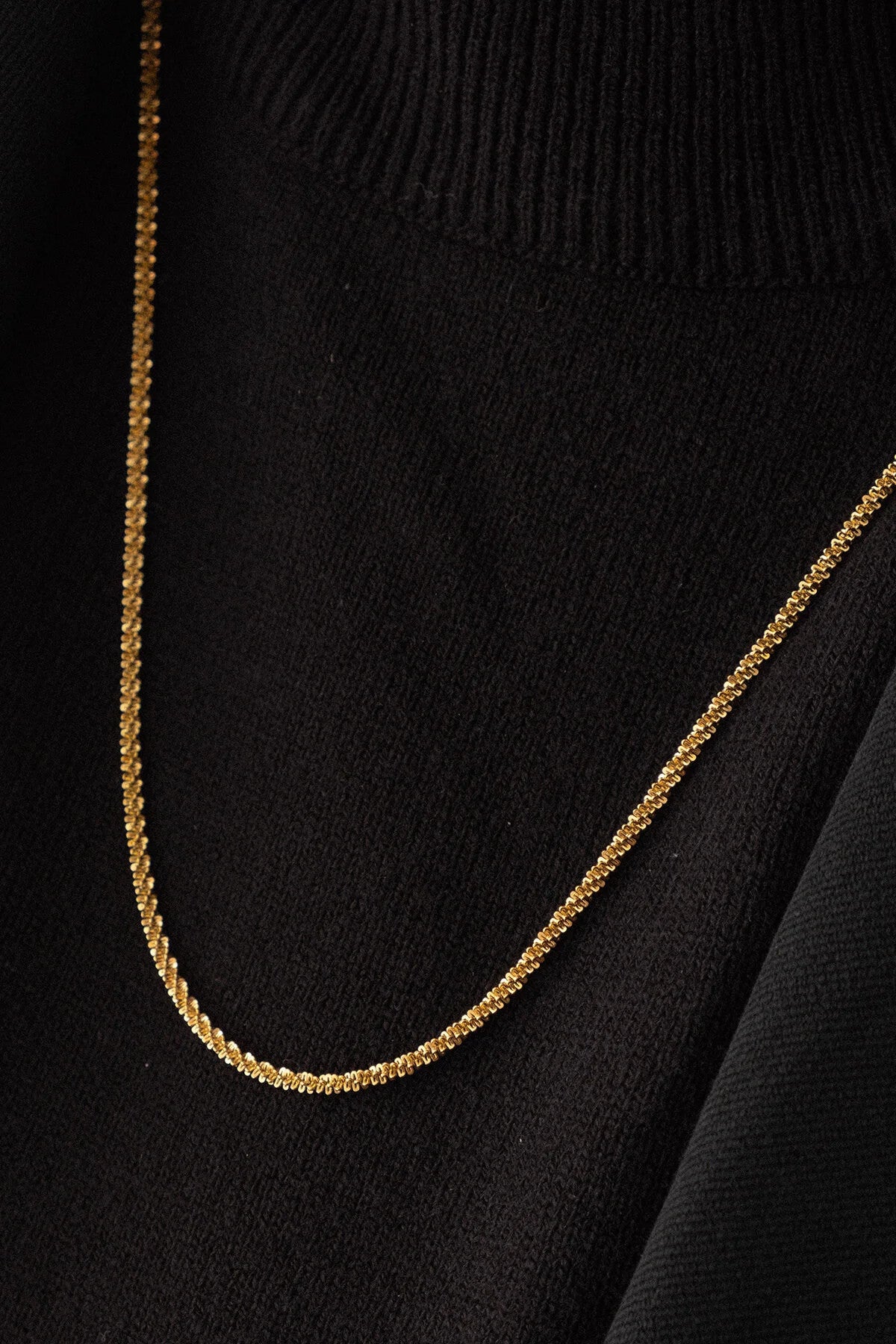 Çelik Halat Elmas Kolye Kararmaz Ezme Diken Zincir