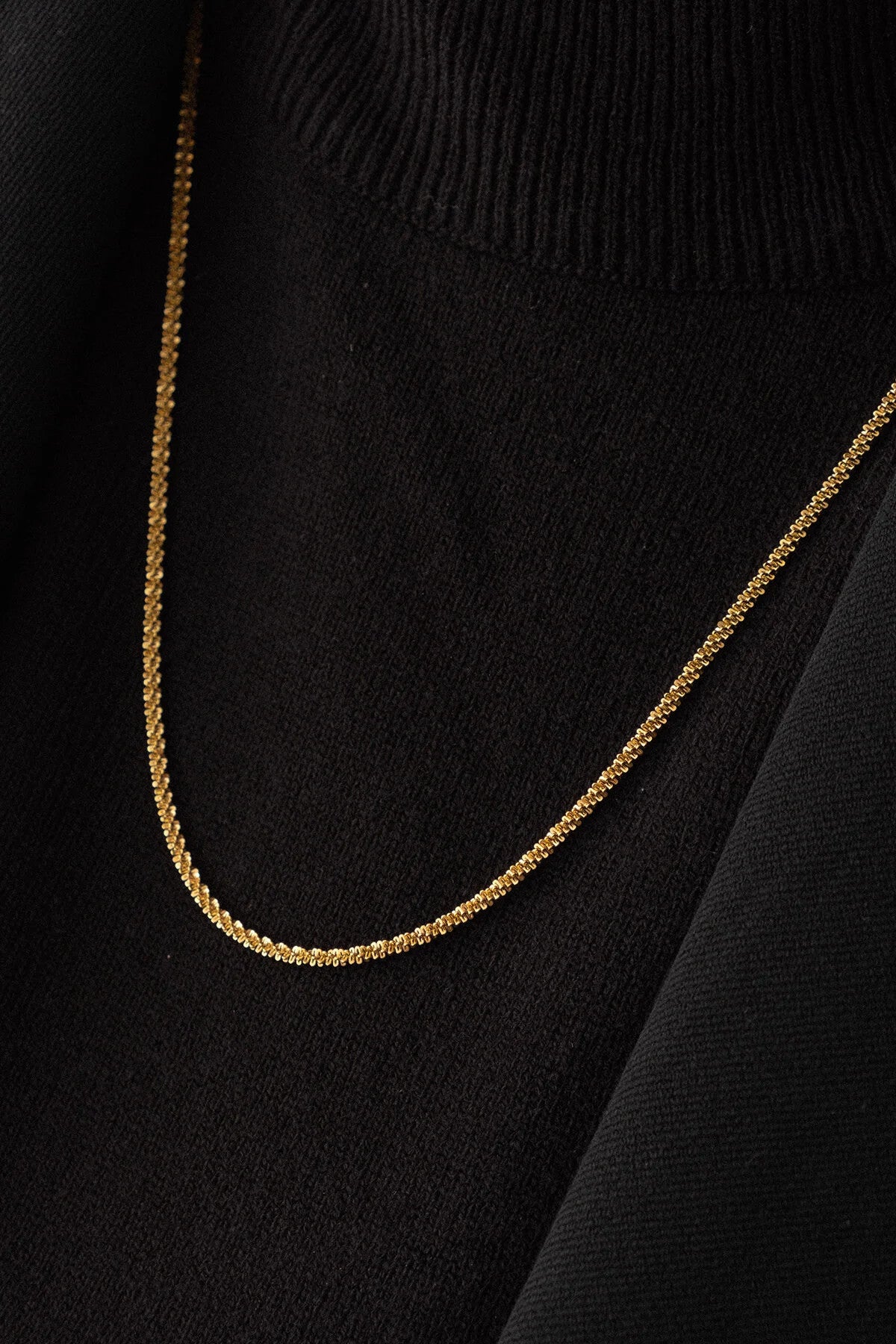 Çelik Halat Elmas Kolye Kararmaz Ezme Diken Zincir