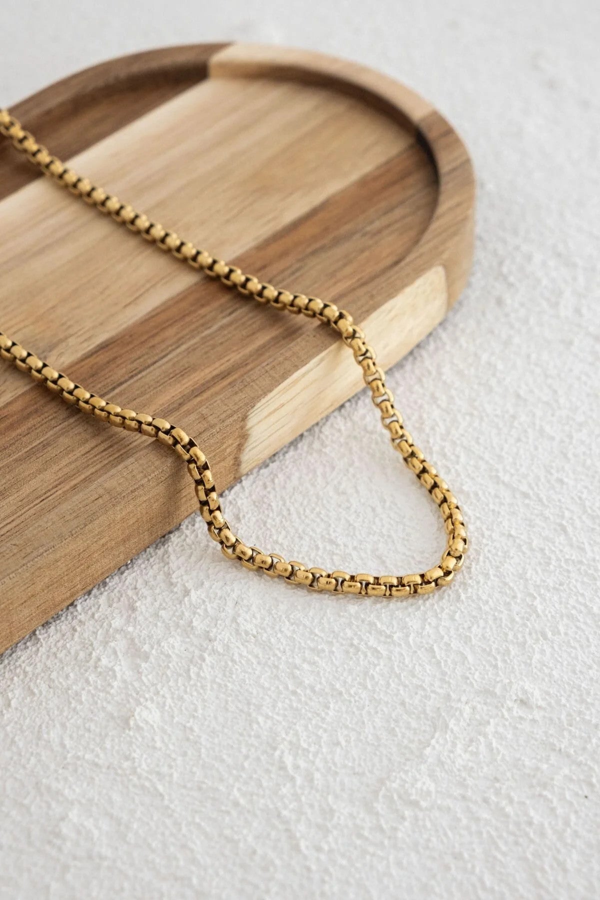 Çelik Yuvarlak Top Zincir Kolye Forse Zincir 5mm Kararmaz