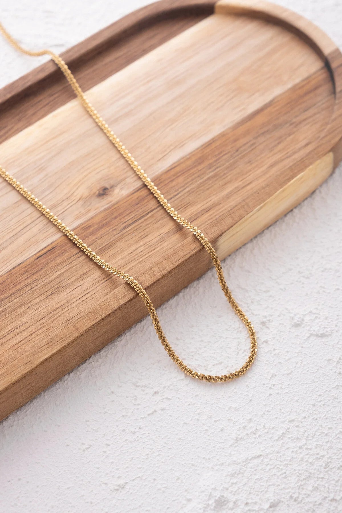 Çelik Halat Elmas Kolye Kararmaz Ezme Diken Zincir