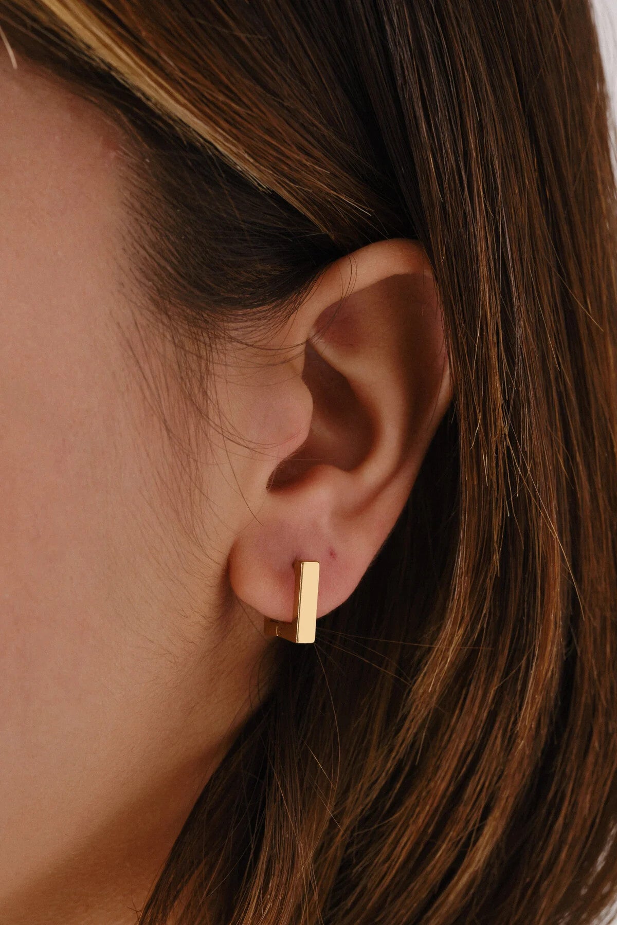 Çelik Kare Küpe Kararmaz Plaka Minimal 1.2cm Günlük Kullanıma Uygun