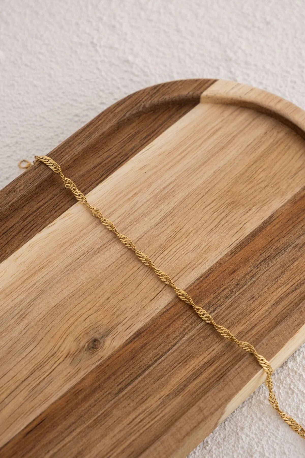 Çelik Singapur Zincir Bileklik İnce İthal Sarma Burgu Zincir 2mm Zarif Minimal 17cm+4cm&21cm