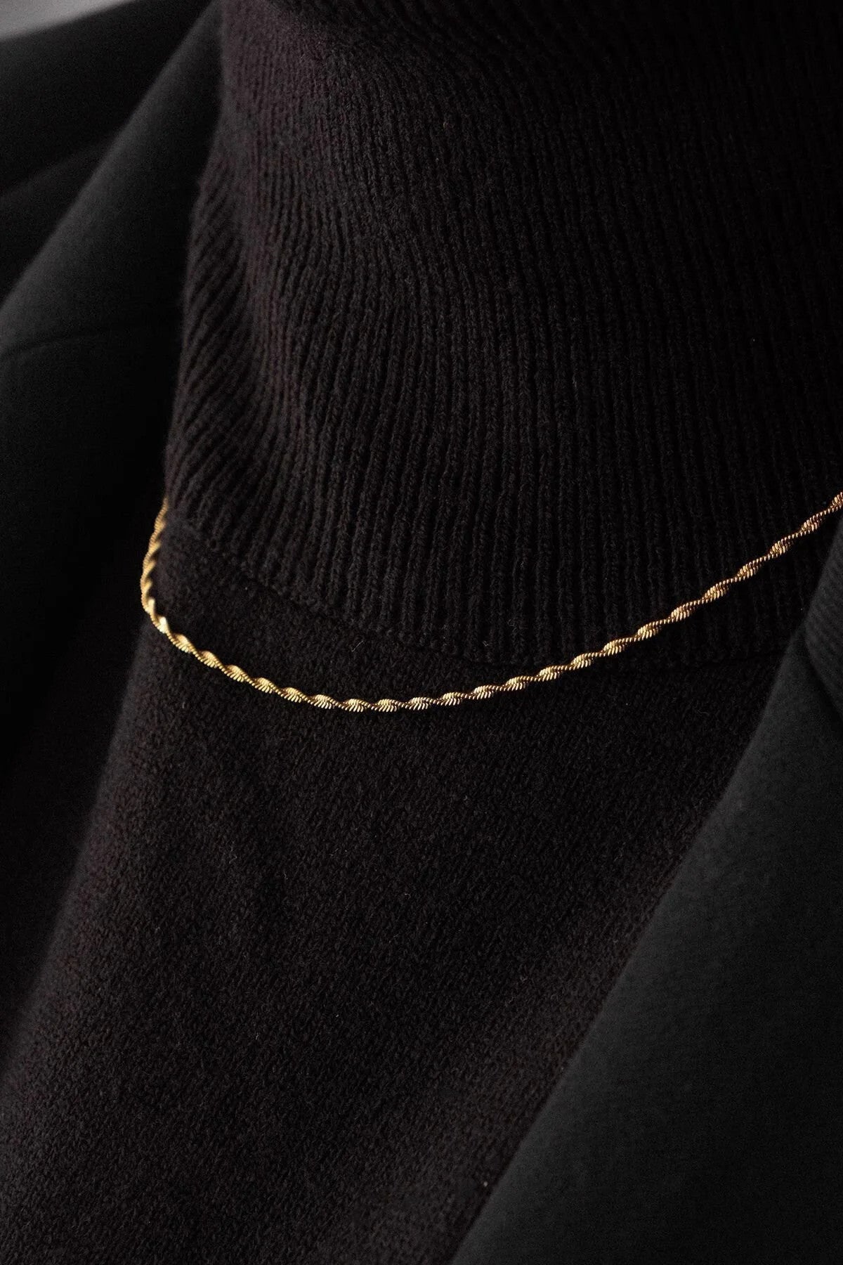 Çelik Ince Singapur Zincir Kolye Ince Burgu Zincir 1mm Zarif Minimal 45cm&60cm