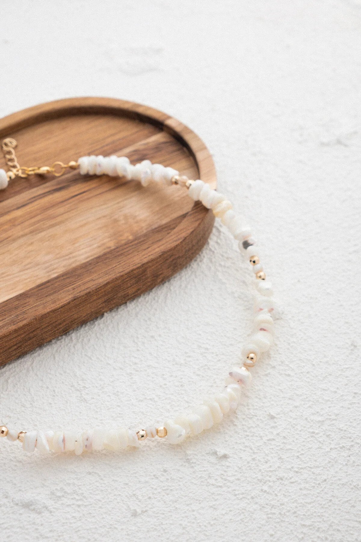 Akuamarin Doğal Kırık Taş Kolye 40cm El İşi Özel Yapım Akuamarin Taşı Chocker